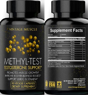 Vintage Muscle Methyl-Test - supplement