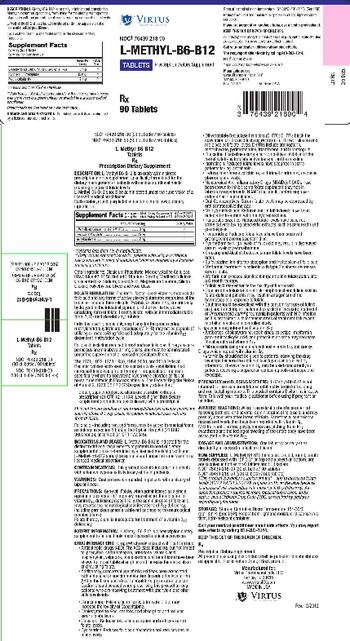 Virtus Pharmaceuticals L-Methyl-B6-B12 - rx