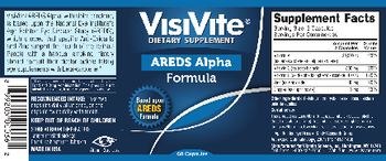 VisiVite AREDS Alpha Formula - supplement