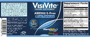 VisiVite AREDS2 E-Free Blue Formula - supplement