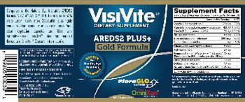 VisiVite AREDS2 Plus+ Gold Formula - supplement