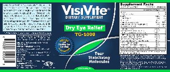 VisiVite Dry Eye Relief TG-1000 - supplement