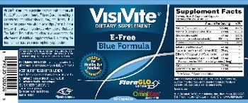 VisiVite E-Free Blue Formula - supplement