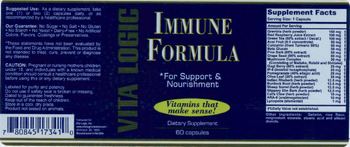 Vita Logic Immune Formula - supplement