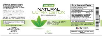 Vita-Web Natural Ultra Detox - allnatural supplement