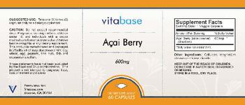 Vitabase Acai Berry - supplement