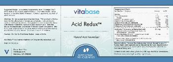 Vitabase Acid Redux - supplement
