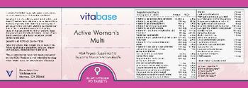 Vitabase Active Woman's Multi - supplement