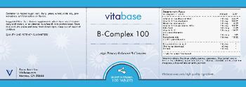 Vitabase B-Complex 100 - supplement
