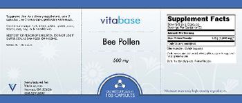 Vitabase Bee Pollen 500 mg - supplement