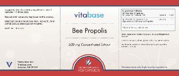 Vitabase Bee Propolis 500 mg - supplement
