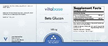 Vitabase Beta Glucan 100 mg - supplement