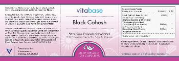 Vitabase Black Cohosh - supplement