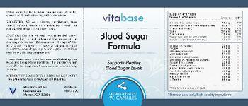 Vitabase Blood Sugar Formula - supplement