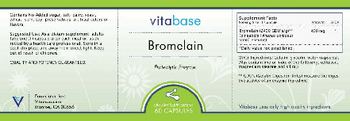 Vitabase Bromelain - supplement