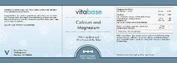 Vitabase Calcium and Magnesium - supplement