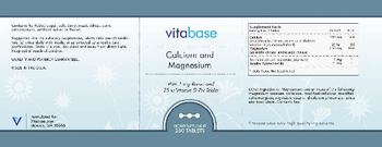 Vitabase Calcium and Magnesium - supplement