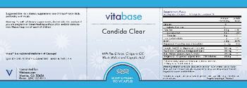 Vitabase Candida Clear - supplement