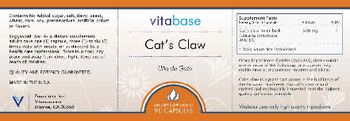 Vitabase Cat's Claw - supplement