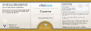 Vitabase Cayenne - supplement