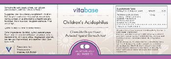 Vitabase Children's Acidophilus - supplement