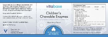 Vitabase Children's Chewable Enzymes - supplement