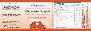 Vitabase Cholesterol Support - supplement