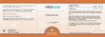 Vitabase Chromium - supplement