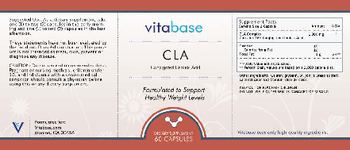 Vitabase CLA Conjugated Linolenic Acid - supplement