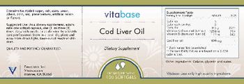 Vitabase Cod Liver Oil - supplement
