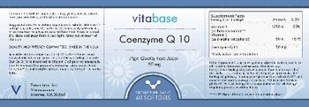 Vitabase Coenzyme Q 10 50 mg - supplement