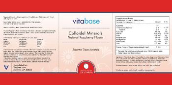 Vitabase Colloidal Minerals Natural Raspberry Flavor - supplement