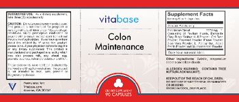 Vitabase Colon Maintenance - supplement