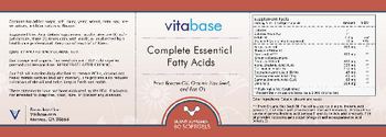 Vitabase Complete Essential Fatty Acids - supplement
