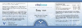 Vitabase Easy Iron - supplement