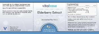 Vitabase Elderberry Extract - supplement