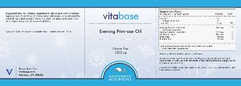 Vitabase Evening Primrose Oil 1300 mg - supplement