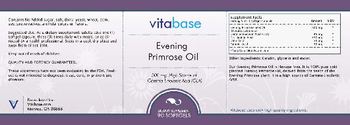 Vitabase Evening Primrose Oil 500 mg - supplement