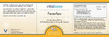 Vitabase Feverfew - supplement