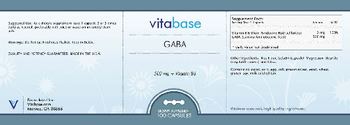 Vitabase GABA 500 mg + Vitamin B6 - supplement