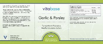 Vitabase Garlic & Parsley - supplement