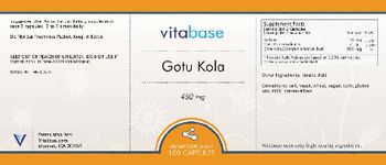 Vitabase Gotu Kola 450 mg - supplement