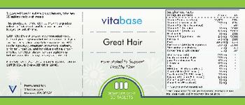 Vitabase Great Hair - supplement