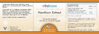 Vitabase Hawthorn Extract 100 mg - supplement