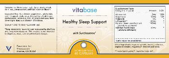 Vitabase Healthy Sleep Support With Suntheanine - supplement