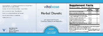 Vitabase Herbal Diuretic - supplement