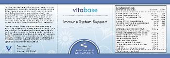 Vitabase Immune System Support - supplement