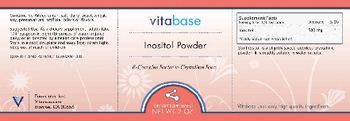Vitabase Inositol Powder - supplement