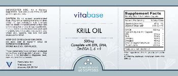 Vitabase Krill Oil 500 mg - supplement