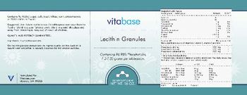 Vitabase Lecithin Granules - supplement